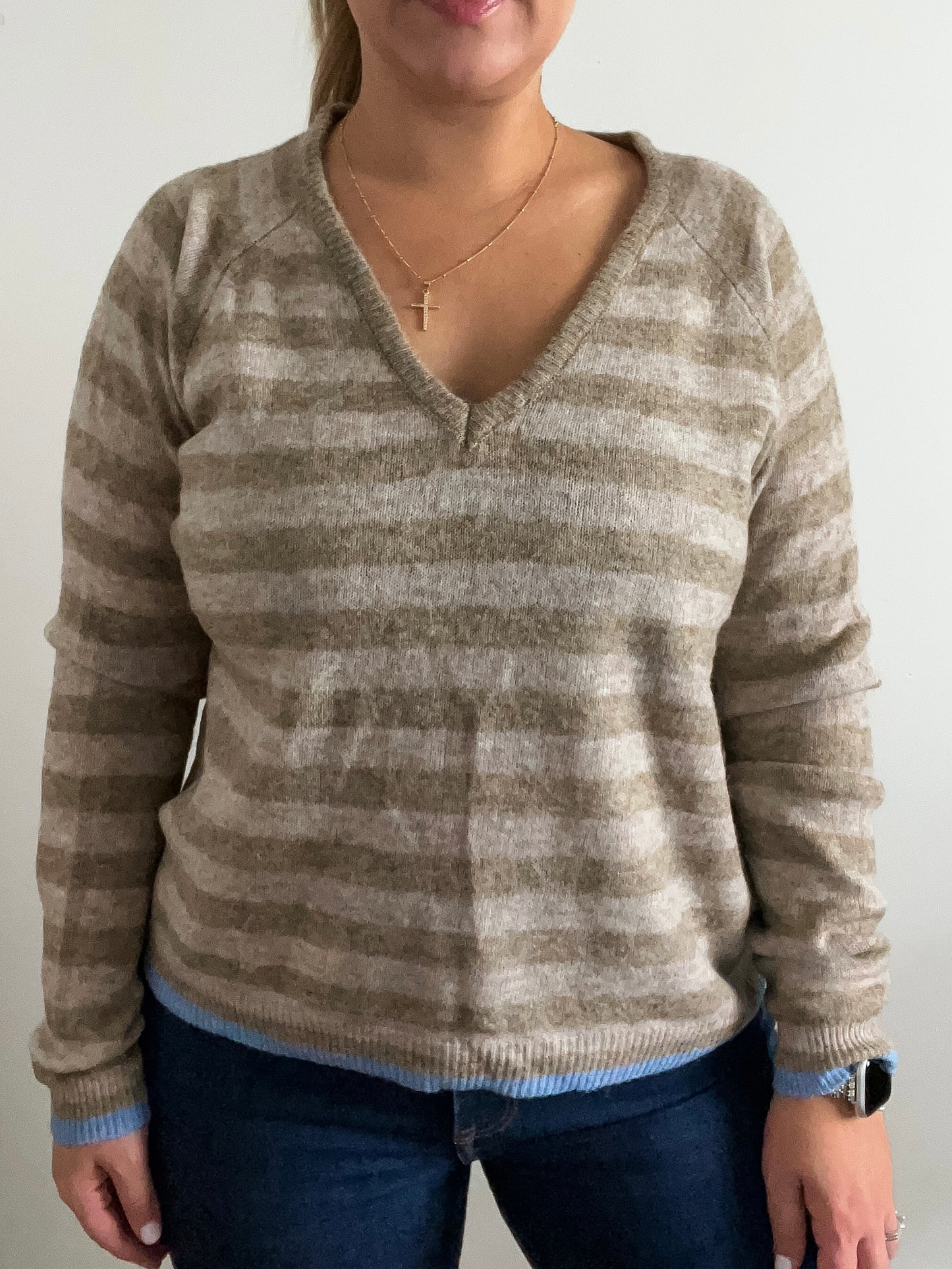 Julia Striped Knit Sweater