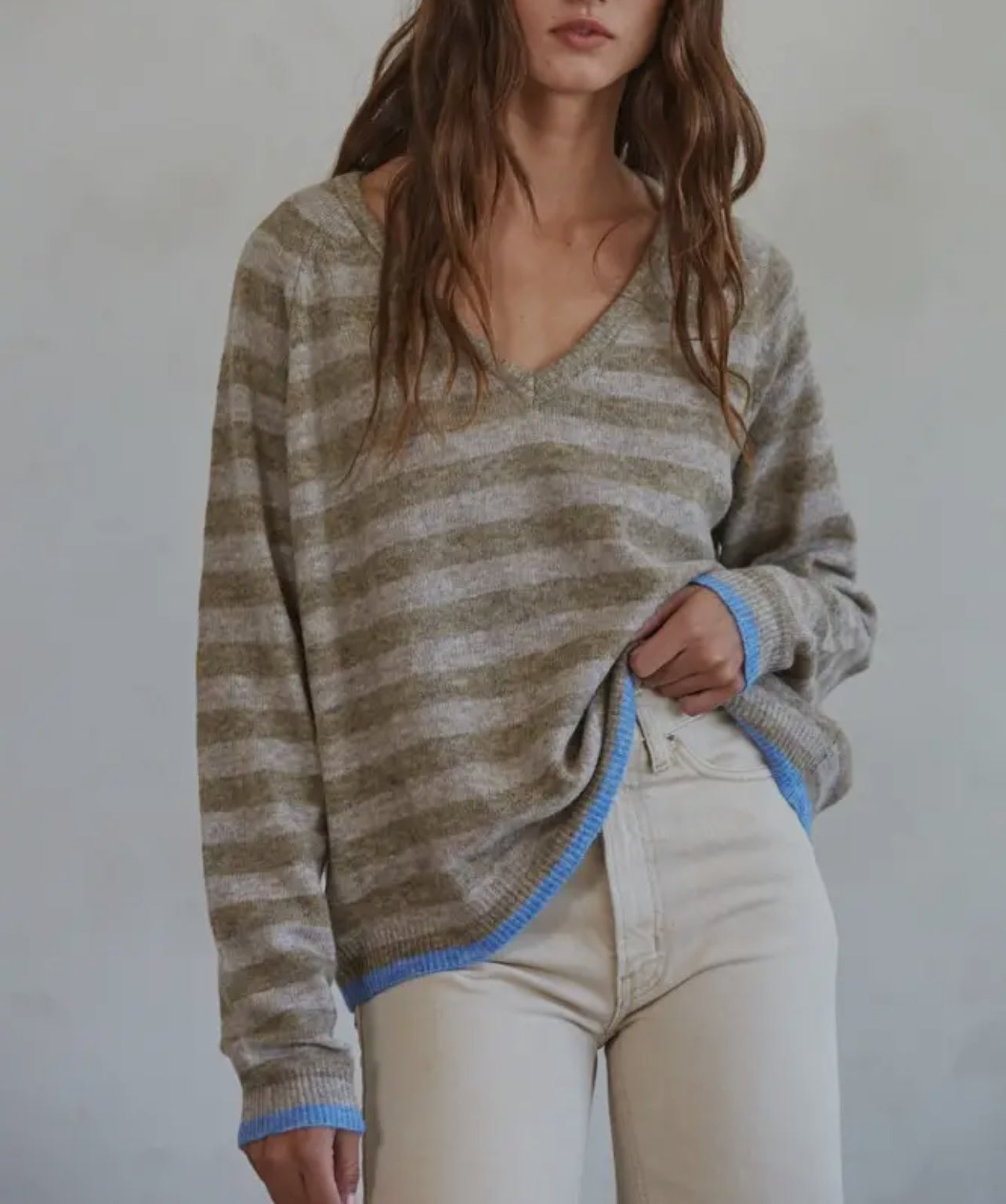 Julia Striped Knit Sweater